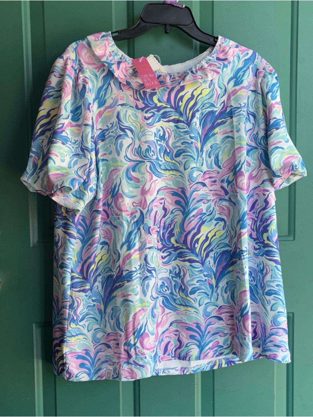 Simply Southern large Watercolor Blouse new - Picture 2 of 11
